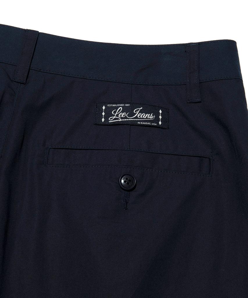 LEE Women'S Pintuck Wide Cotton Pants Navy