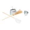 1 Set Dollhouse Miniature Cleaning Miniature Small Galvanized Miniature Cleaning Dollhouse Cleaning Miniature Mop and Bucket Set Broom, Tools, Broom,