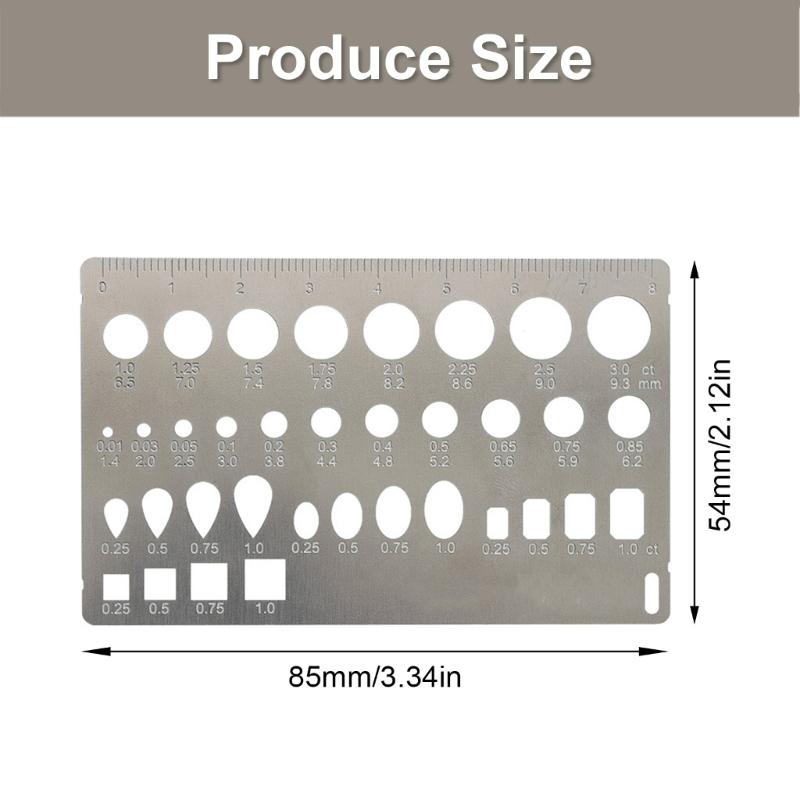 Präzises Diamant-Messschieberwerkzeug für Juweliere, Edelsteingutachter und Enthusiasten. Präzise in der Schmuckverarbeitung