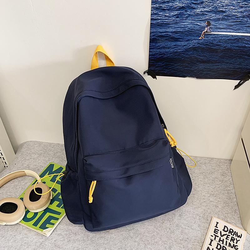 Schoolbag New High-value Junior High School Backpack Women's Korean Version Fashion Large-capacity Schoolbag Versatile Casual Backpack Men's Trend