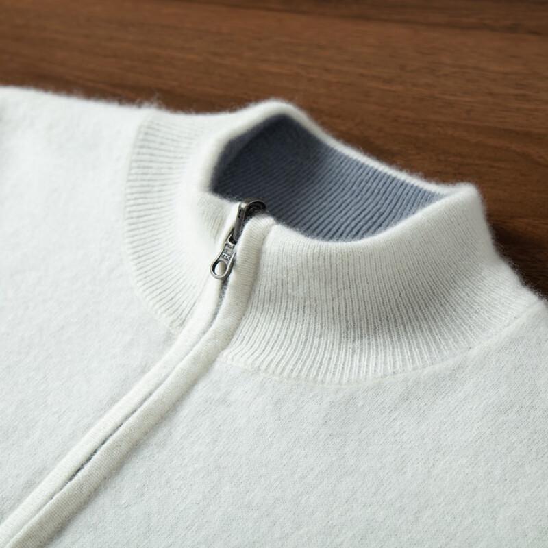 Fanzhen Men's 100% Cashmere Cardigan Sweater