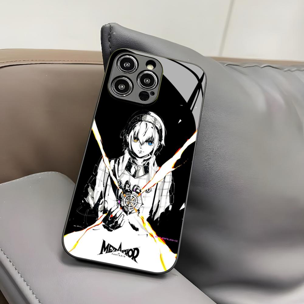 

Game Metaphor ReFantazio Phone Case for Iphone 17 Air 16 15 14 12 11 13 Pro Max Mini X Xr Xs Puls Black Glass Cover iPhone 16