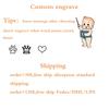 Shouman Rose Gold Color Color White Black Charm Finger Ring Woman Man Custom Engrave Name Bridal Party Event Wedding Occasion Jewelry 316L Stainless