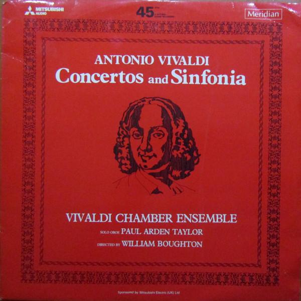 

LP Record VIVALDI CHAMBER ENSEMBLE PAUL ARDE Antonio Vivaldi Concertos And Sinf E4577053 Meridian 1982 UK Classical Used