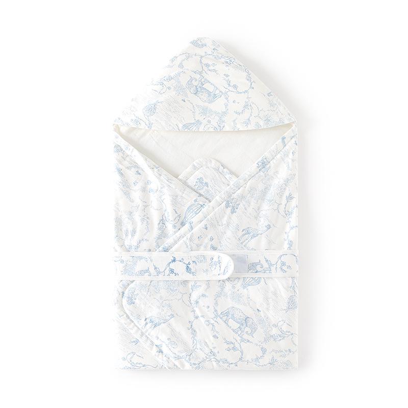 Newborn Pure Cotton Baby Blanket - Lightweight Spring/Summer Quilt & Swaddle