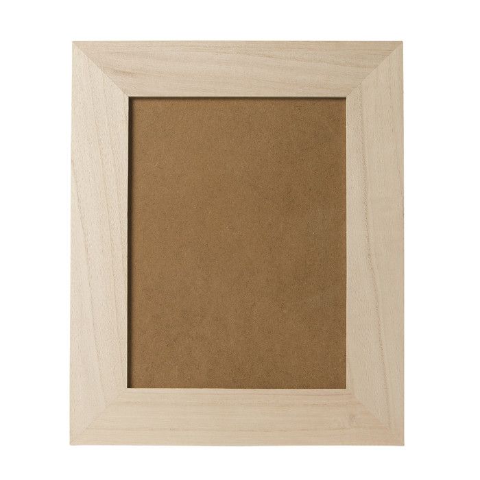 Cadre photo vitré en bois 26 x 32 cm