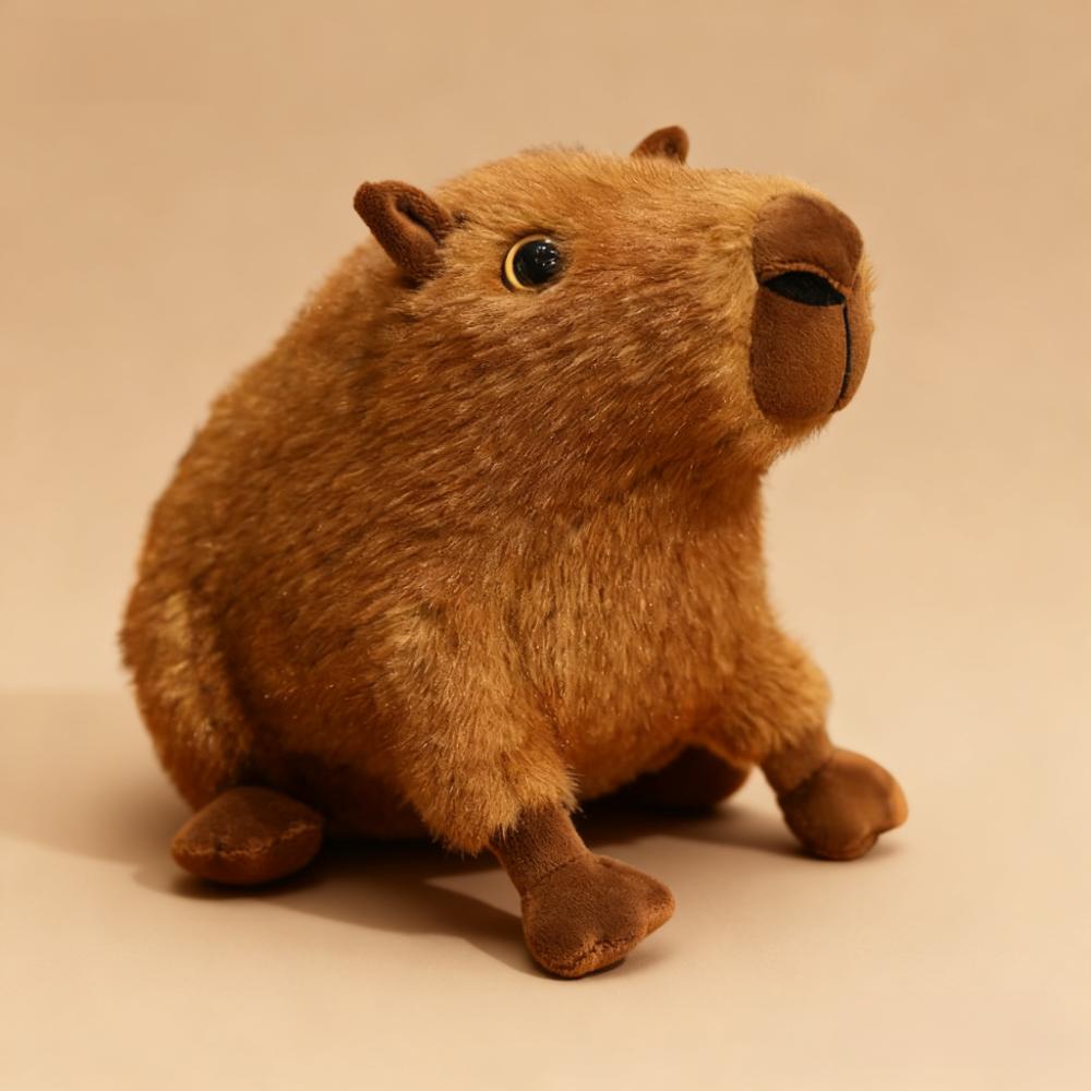 Realistic Capybara Plush Stuffed Animal Toy for Boys Girls Kid Companion Doll Desk Decoration Cute Soft Kawaii Gift Present Idea