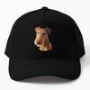 Airedale Terrier Head Art  Baseball Cap Hat Bonnet  Snapback Black Hip Hop Solid Color Czapka Sun Women Sport Mens Fish Summer