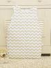 Cotton Baby Sleeping Bag M 6-12 Months Tog 2.5 All-Season Insulated Chevron Beige