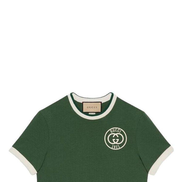 Gucci SS23 T Shirt Women's Green 756596-XJFV8-3754