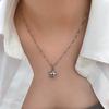Love Heart/Butterfly/Star Necklace Geometric Pendant Clavicle Chain Adjsuatble Neckwear Fashionable Jewelry Pieces