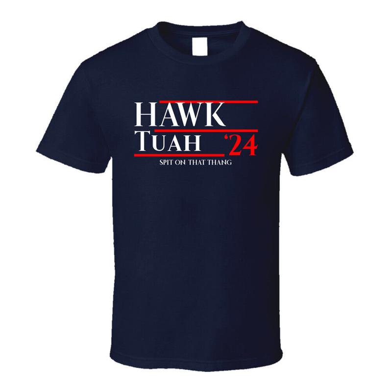 Hawk Tuah Funny Vote For T Shirt S разноцветный