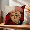 Anime Itadori Yuji  Decorative Room Aesthetics Pillow Case Home Decor Bedroom Sofa Bed Couch Pillow Cover X
