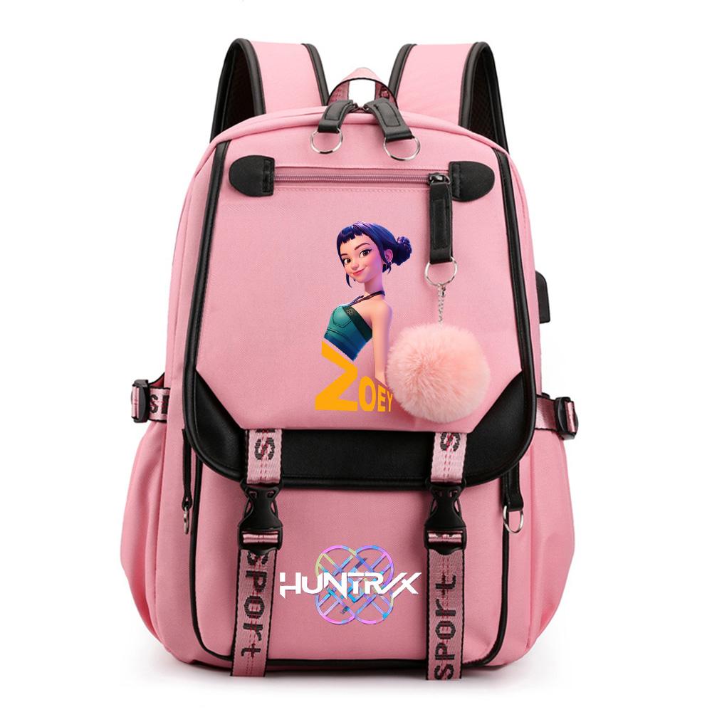 Anime Cartoon K-Pop Printed Backpack Schoolbag for Teenager Student Girl Boy Bookbag Large Capacity Waterproof Travel Bag Kid Gift Rucksak