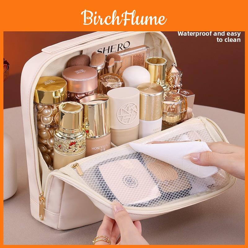 Portable Makeup Organizer With Magnetic Closure For Travel And Daily Use