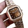 Patek Philippe Nautilus 5821 Men's Gold Automatic Mechanical Watch with Large Dial and Calendar.