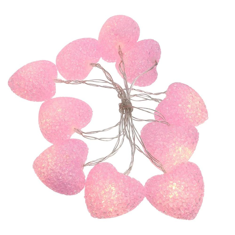 USB Port Heart Curtain Fairy Light Creative Beautiful Valentine Day LED String Lights Love Romantic LED Atmosphere Light