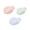 Soap Dish Holder Self Draining Portable Creative Soap Holder Soap Rack Cartoon Soap Box for Bathroom Kitchen Countertop Home
