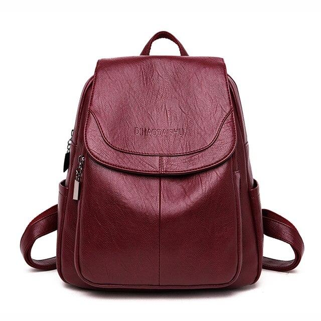 Leather Backpacks For Women Large Capacity Travel Backpack Females Ladies Bagpack Luxury Casual Daypack Leather Backpacks For Women Large Capacity Travel Backpack Females Ladies Bagpack Luxury Casual Daypack