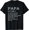 Papa Definition Grandpa Father's Day Gift Unisex T-Shirt