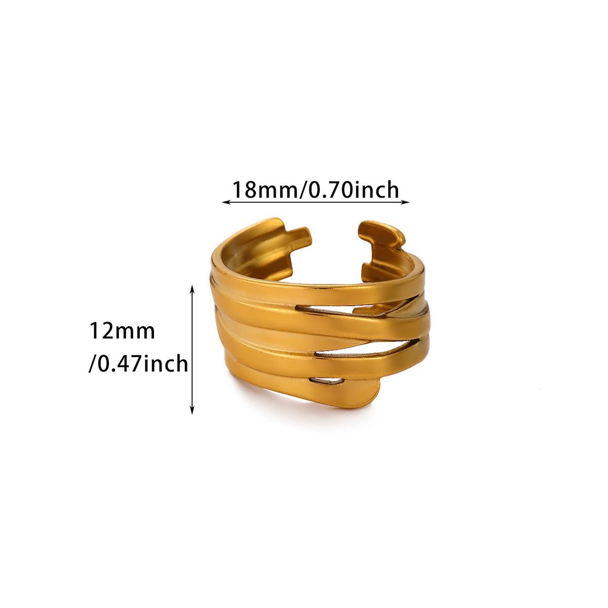 

Romantic Proposal Anillos For Women Stainless Steel Minimalist Bague Ring Gold Color Heart Star Finger Jewelry Elegant Wife Gift resizable