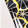 Minimalist Style Lemon Slices Polyester Microfiber Beach Towel Is Highly Absorbent, Suitable for Swimming and Beach Outings