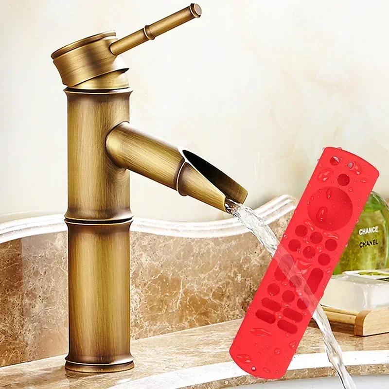 New Silicone Cover for Amazon Fire TV Stick 4K Max 2023 Streaming Device Soft Remote Case with Lanyard Anti-fall Protective Case