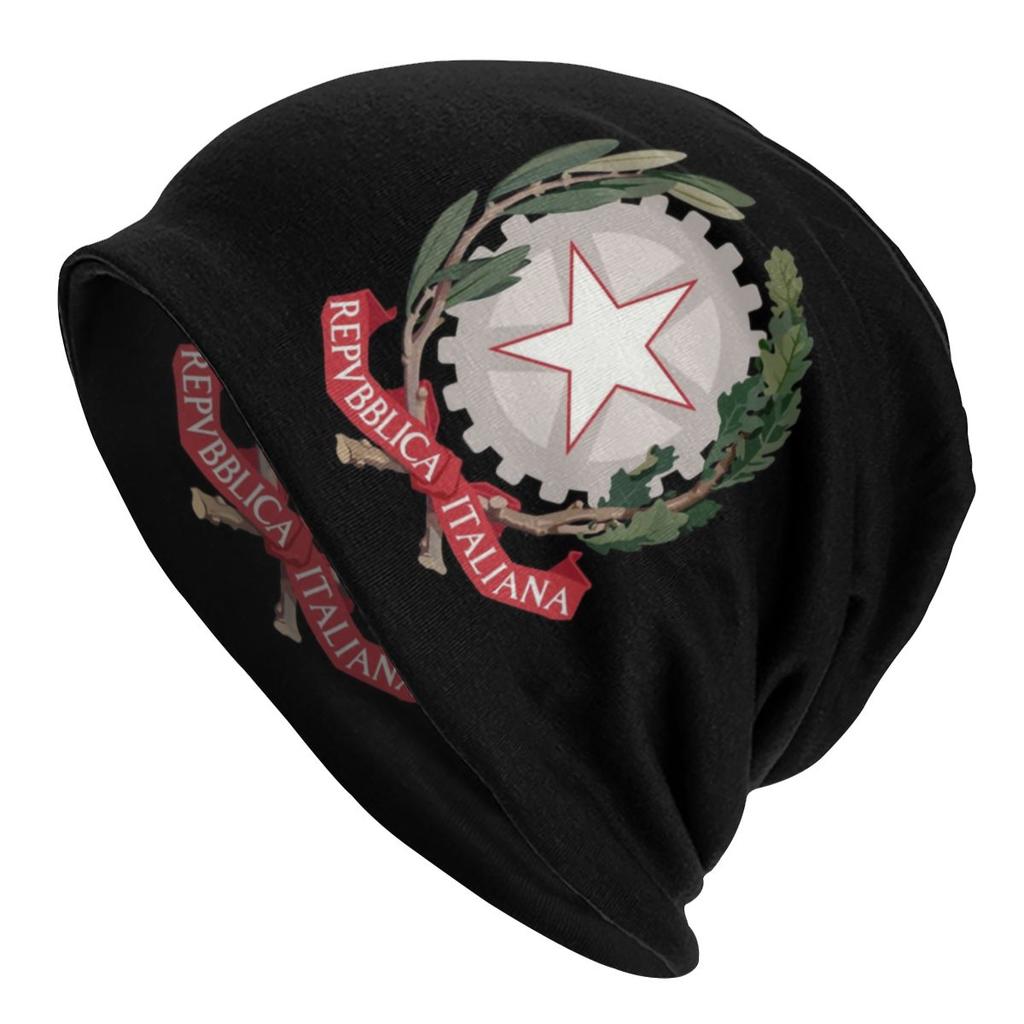Italien Flagge Mützen Unisex Damen Unisex Outdoor Winter Warm Strickmütze Erwachsene Italien Katar Slouch Mützen
