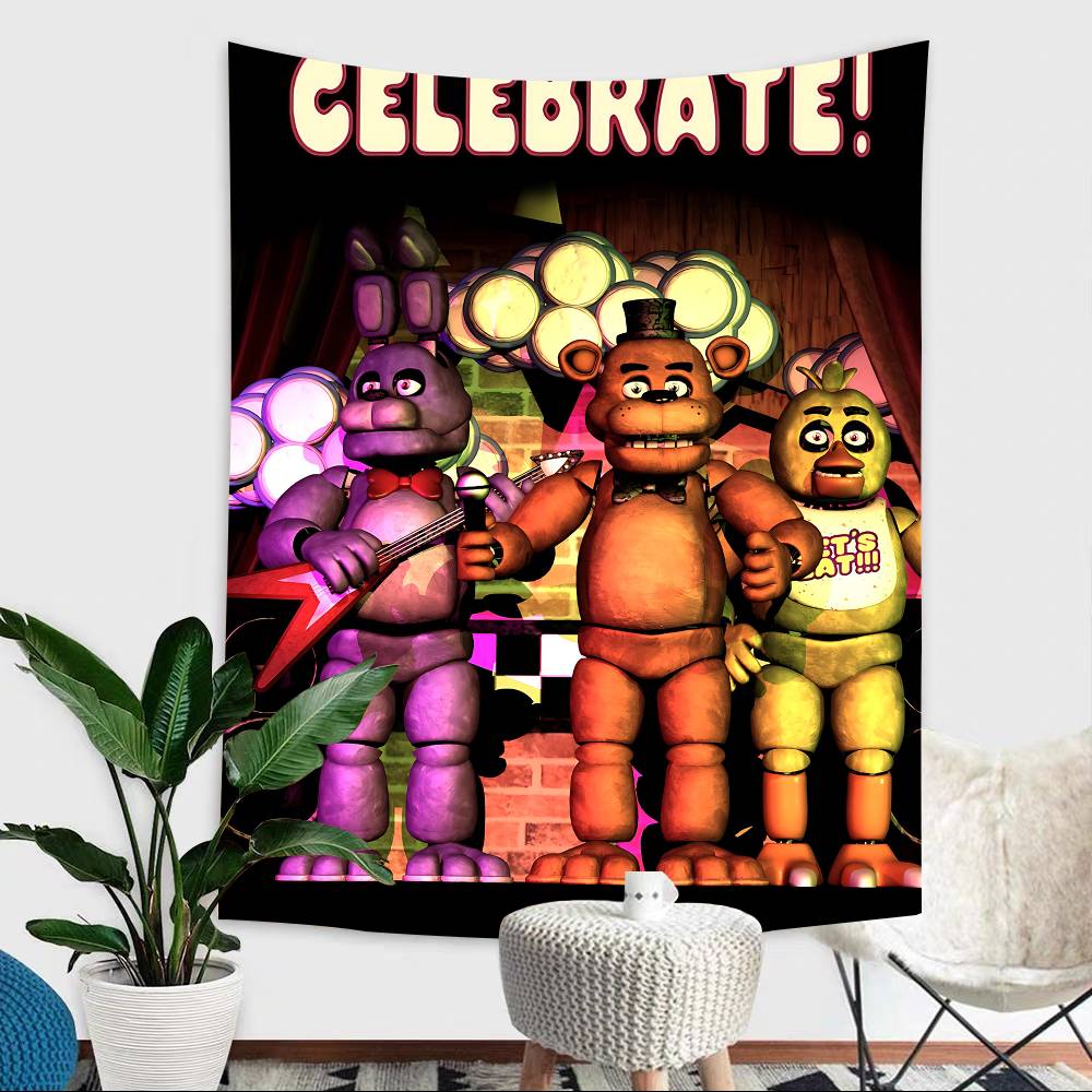 Fnaf FivenightsAtFreddys Sfondo Felice Vinile Festa Donne Decorazioni Tavola Banner per Servizio Fotografico