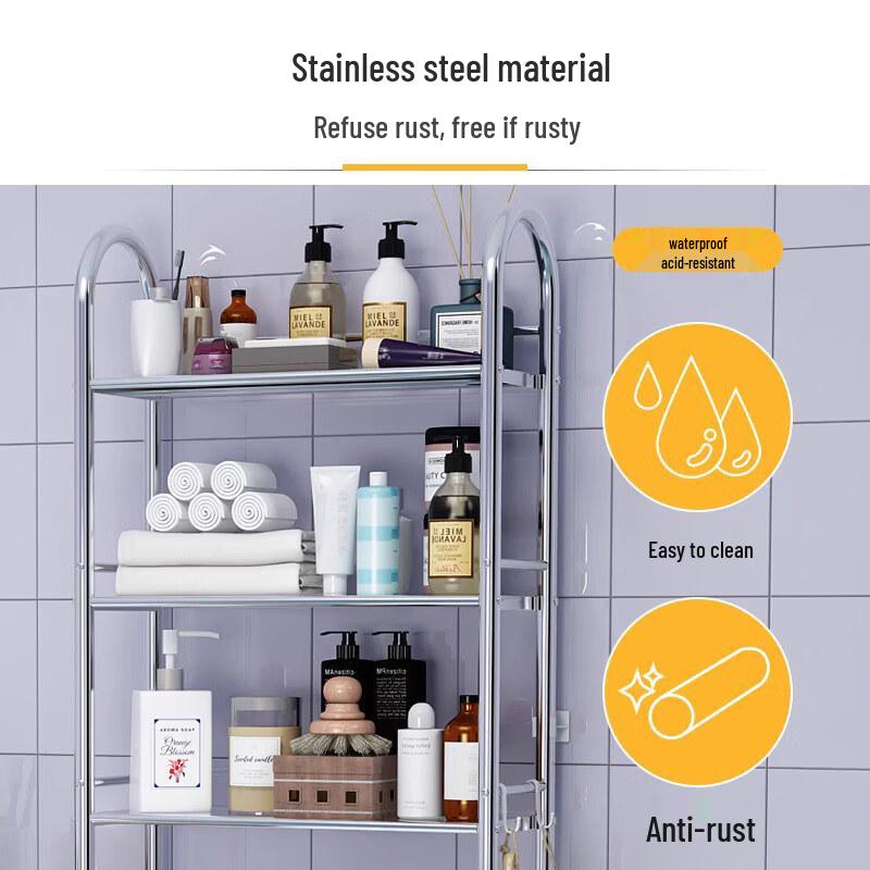LIEI Stainless Steel Bathroom Shelf