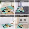 Retro Anti-Slip Rug Doormat Bath Mat Breakfast At Tiffanys Audrey Hepburn Jewellery Colour Balcony Carpet Welcome Decorative