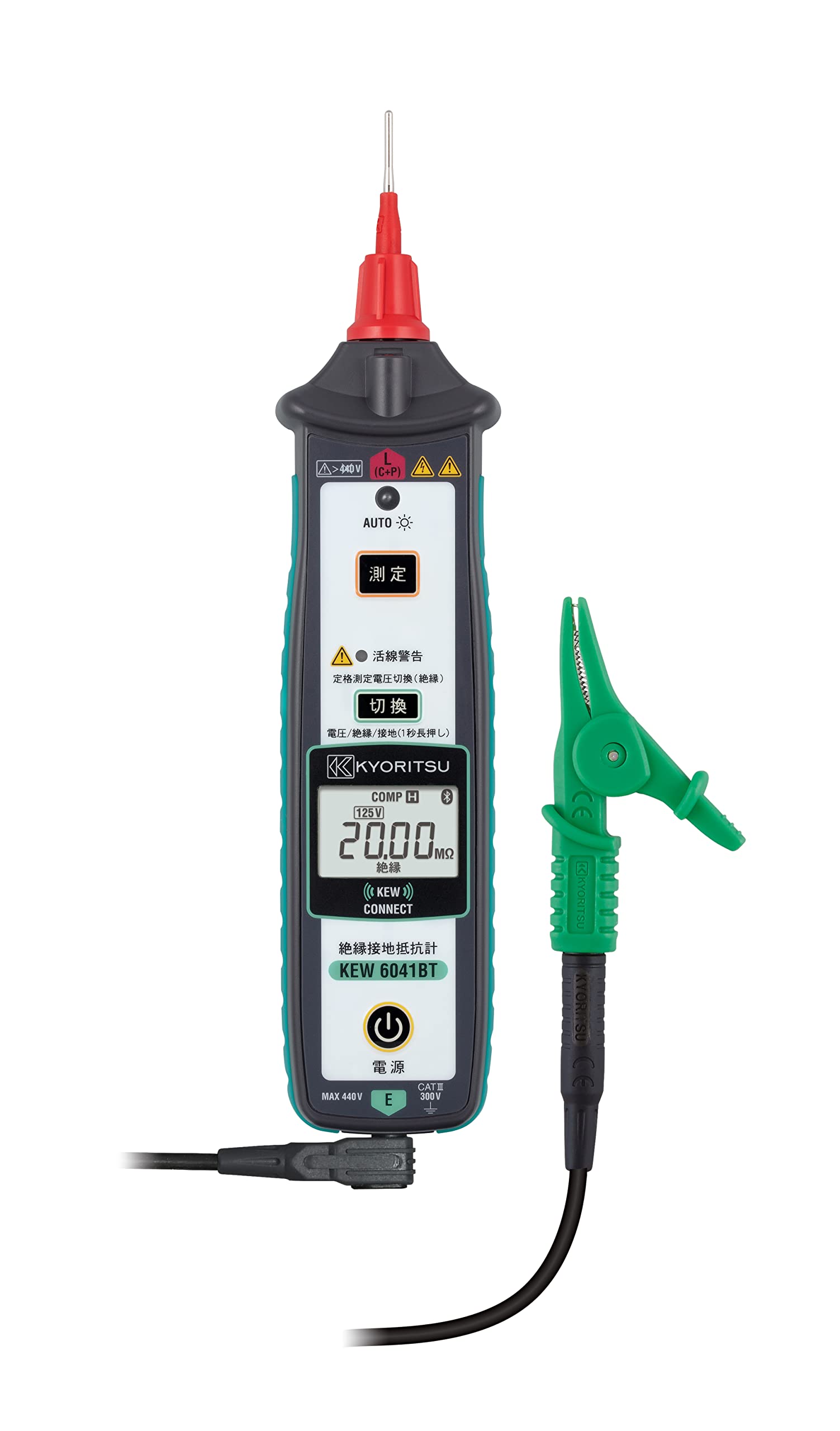 

KYORITSU pen type resistance meter KEW 6041BT insulation/ground