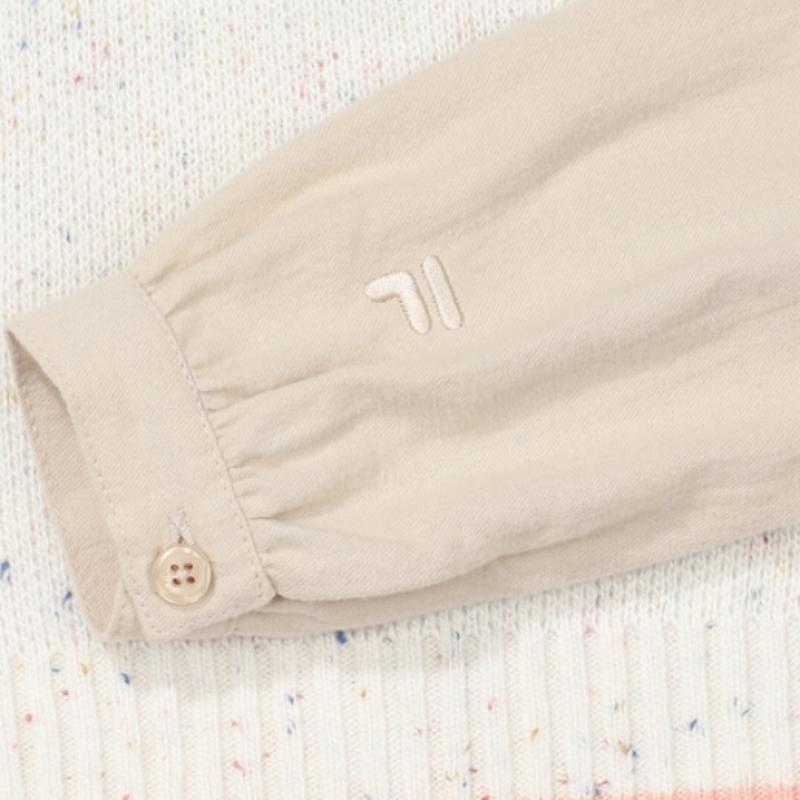 [fila Kids] Essential+ Dress Vest Set  Fk2opf3301f Beg  q0zFk2opf3301fBeg