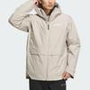 adidas Three-In-One Rain.Rdy Parka With Down Liner Men Outerwear Beige IL8986