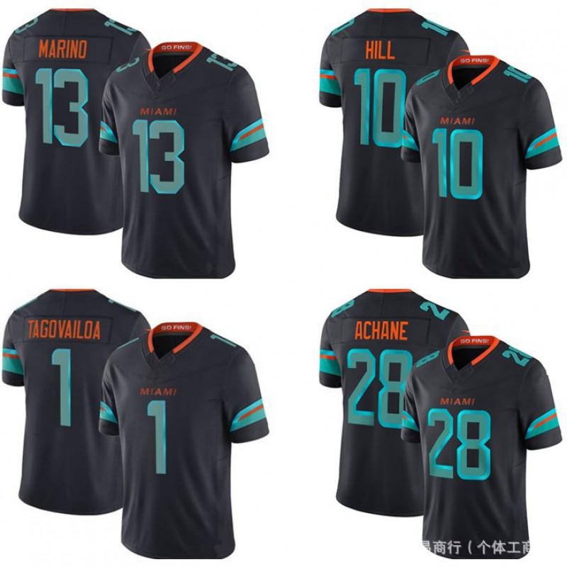 Dolphins Team Football Jersey Mens Womens Embroidered Rugby Shirt Athletic Sportswear