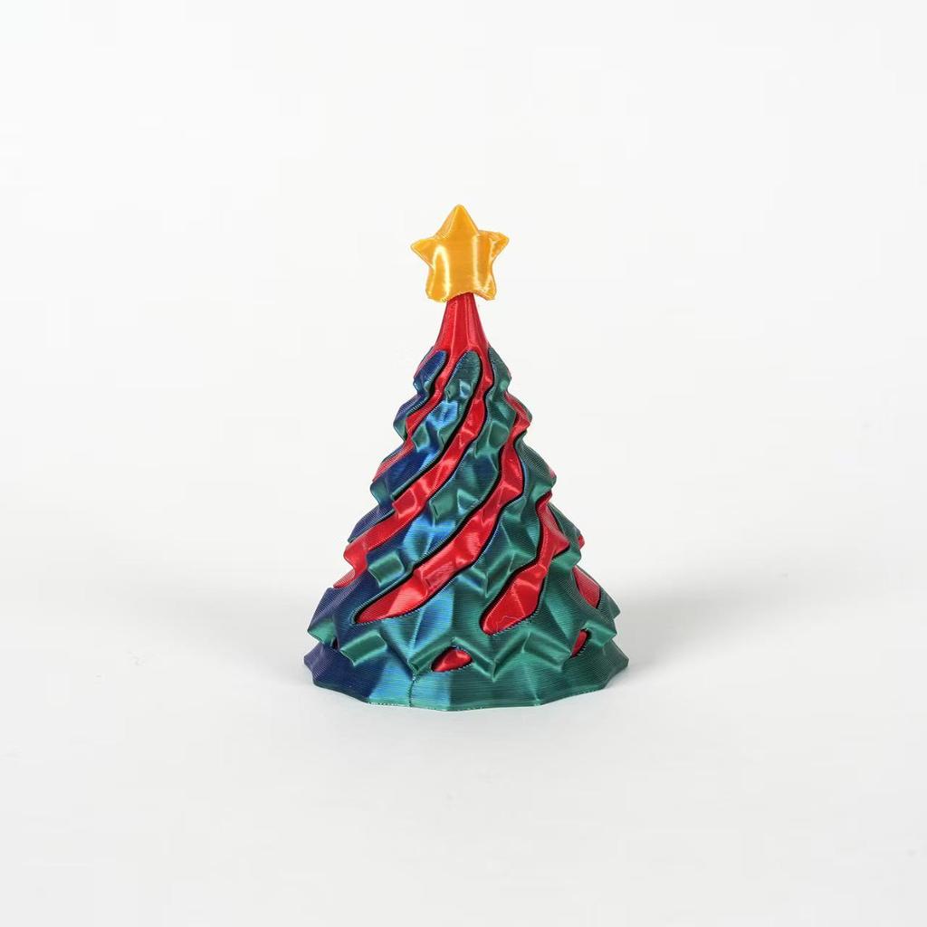 3D Christmas Tree Spiral Pop Toy - Creative Holiday Gift & Ornament