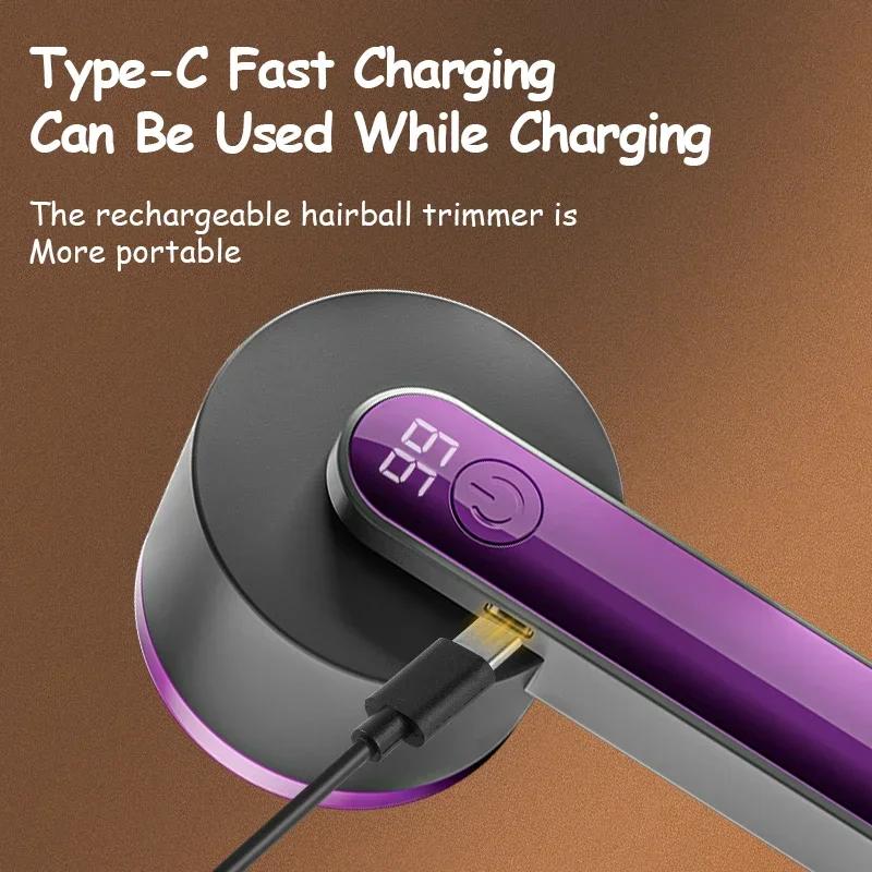 Xiaomi Lint Remover Electric Hairball Trimmer Smart LED Digital Display Fabric shaver USB Charging Portable Professional Fast Household