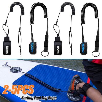 2-5PCS Sup Board Foot Leg Rope Surfing Stand UP Paddle Board Ankle Leash Elastic Surfboard Safety Foot Rope TPU Accessories