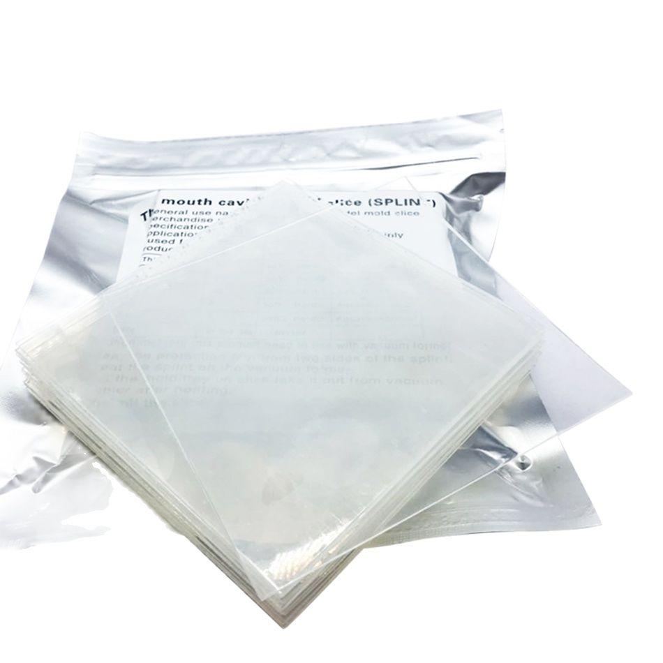1 balení Zubní fólie Vakuově tvarovací list Čtvercový Ortodontická dlaha Retenční aparát Zubní laboratoř Termoformovací materiál