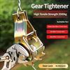 Manual Wire Tightener Gear Tensioner with Steel Body for Fence Line Repair, Wire Securing and Daily Maintenance Use