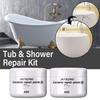 Ceramic Repair Paste Tub Tile Shower Repair Kit AB Glue White Porcelain Cracks Chip Porcelain Washbasin Bathtub Tile Adhesive