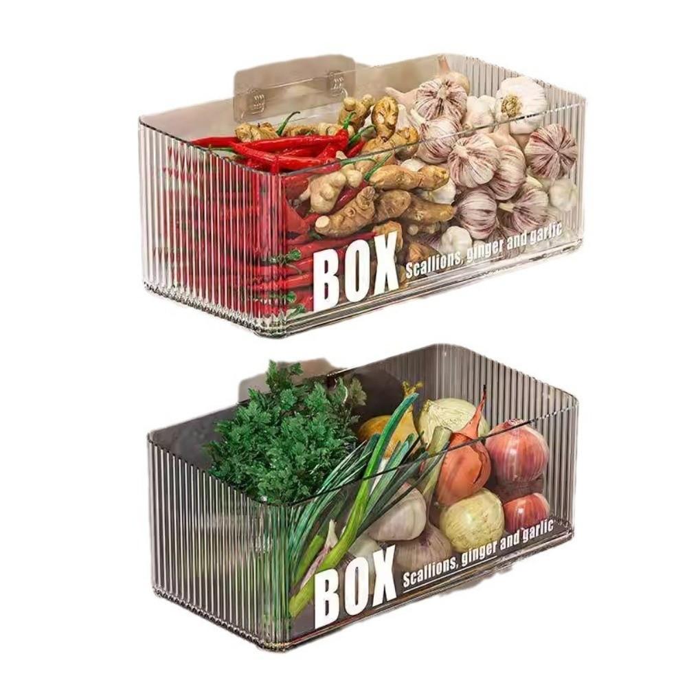 Clear Cabinet Door Organizer Large Capacity Spice Bottle Storage Box  Kitchen Use