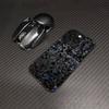 Abstrakte Kunst Schwarz Geschmiedetes Carbon Fundas Handyhülle Für IPhone 17 17E 16 Plus Pro Max 15 14 13 12 11 Matt Bunte Hüllen