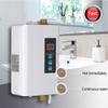 110/220V Instant Electric Water Heater Intelligent Touch Heating Fast 3 Seconds Hot Shower with Temperature Display 4000W