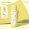 500ml Thermal Cup with Straw Straw Water Bottle Cute Insulated Cup  Kids
