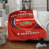 Arsenal Crest Blankets Flannel Printed Breathable Warm Throw Blanket for Home Office Bedspreads 0708a33
