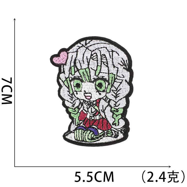 Computer Embroidery Label Cartoon Embroidery Cloth Sticker Animation Character Diy Decorative Patch Sticker Ironing Embroidery Chapter Boy