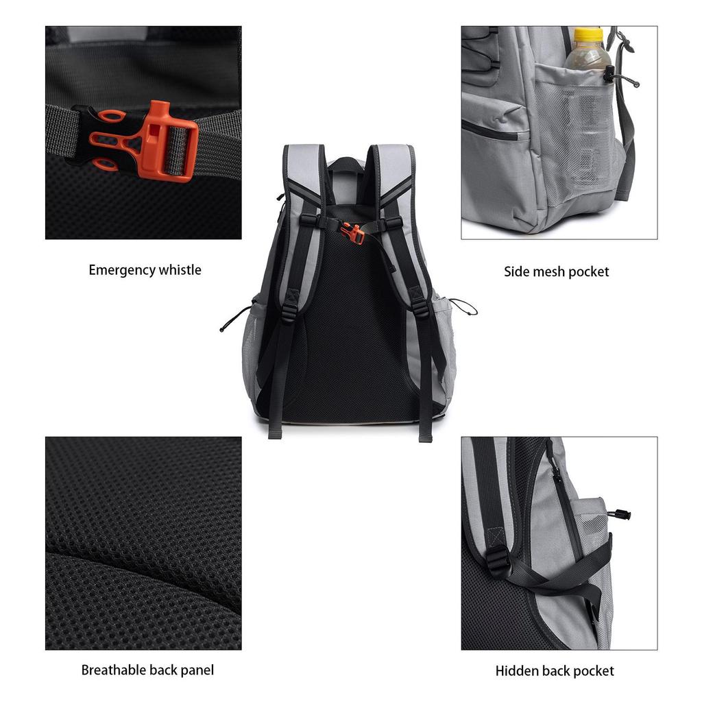 Unisex Lightweight Waterproof Pickleball Backpack with Large Capacity for Training and Competition