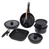 Pots and Pans Set with Detachable Handle Aluminum Nonstick Induction Cookware Set for Kitchen Cooking Dishwasher Safe