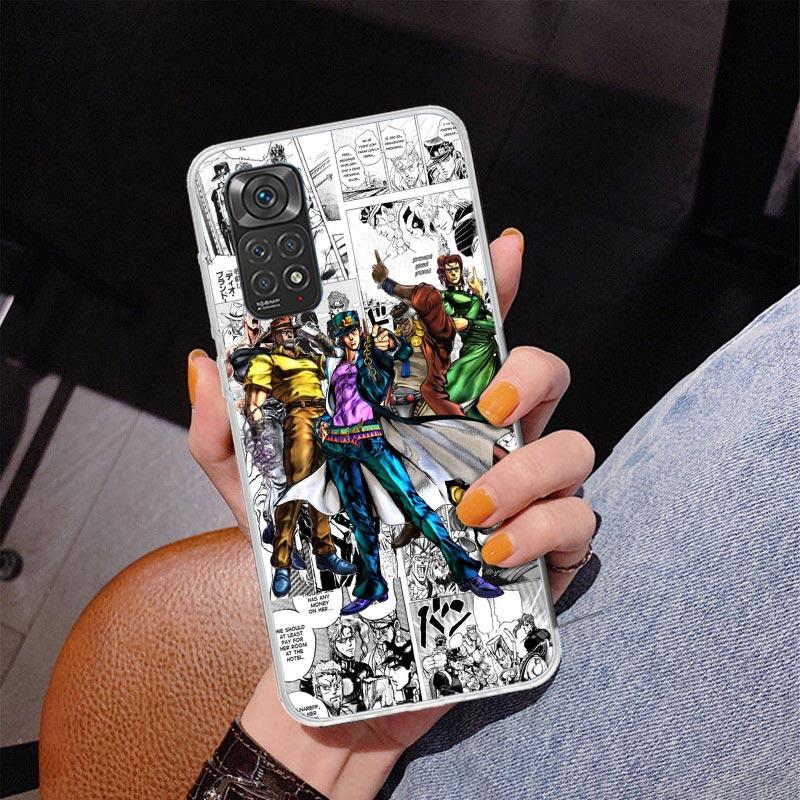JoJo's Bizarre Adventure Stardust Crusaders Phone Case For Xiaomi Redmi Note 15 14 13 12S 12 11 Pro Plus 14S 11S 11E 10 10S 11T
